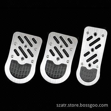 New Style 3-piece Set Non-slip Car Pedals, Made of Plastic or Steel